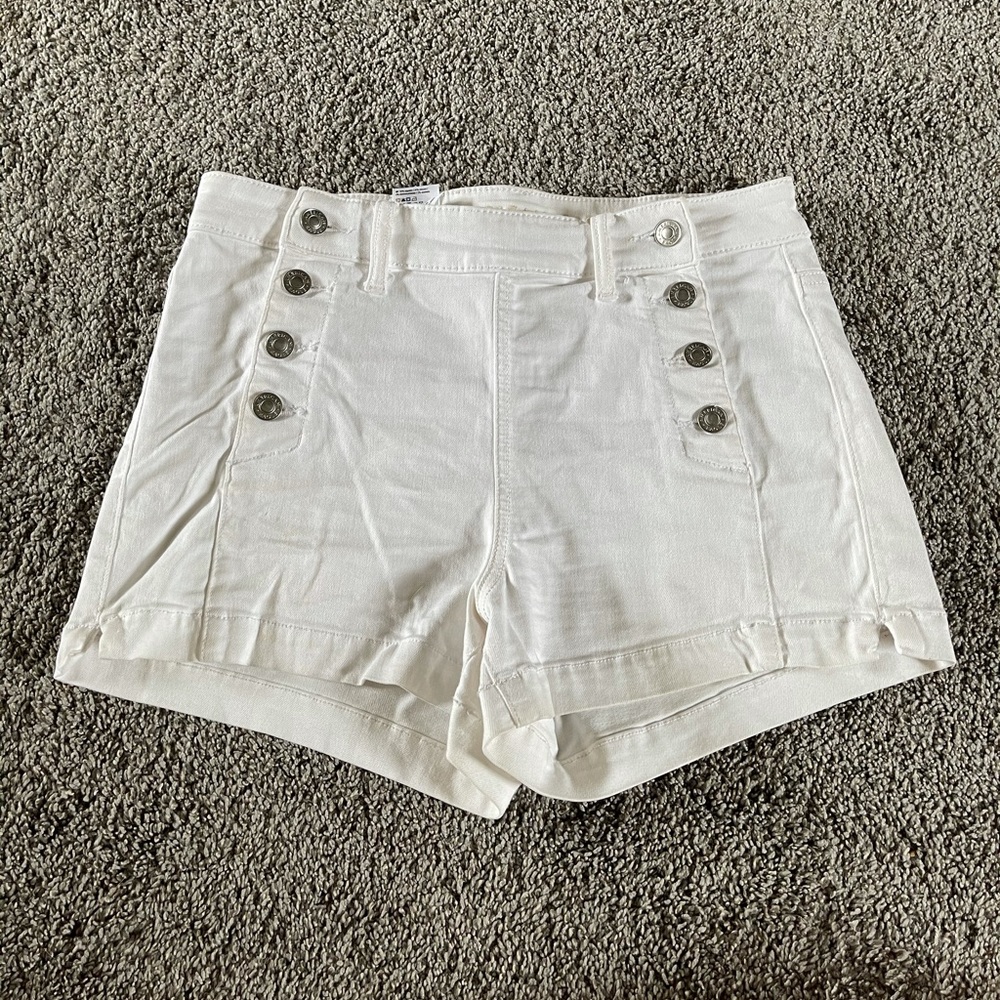 American Eagle High Waist white shorts